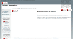 Desktop Screenshot of plafondecorativo.com