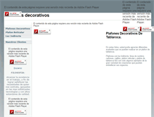 Tablet Screenshot of plafondecorativo.com